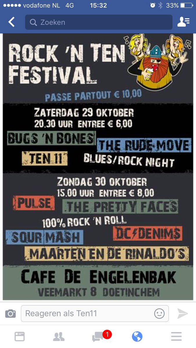 Ten11band's tweet photo. And just announced; 29-10 @doetinchem https://t.co/GStsK2cKaj