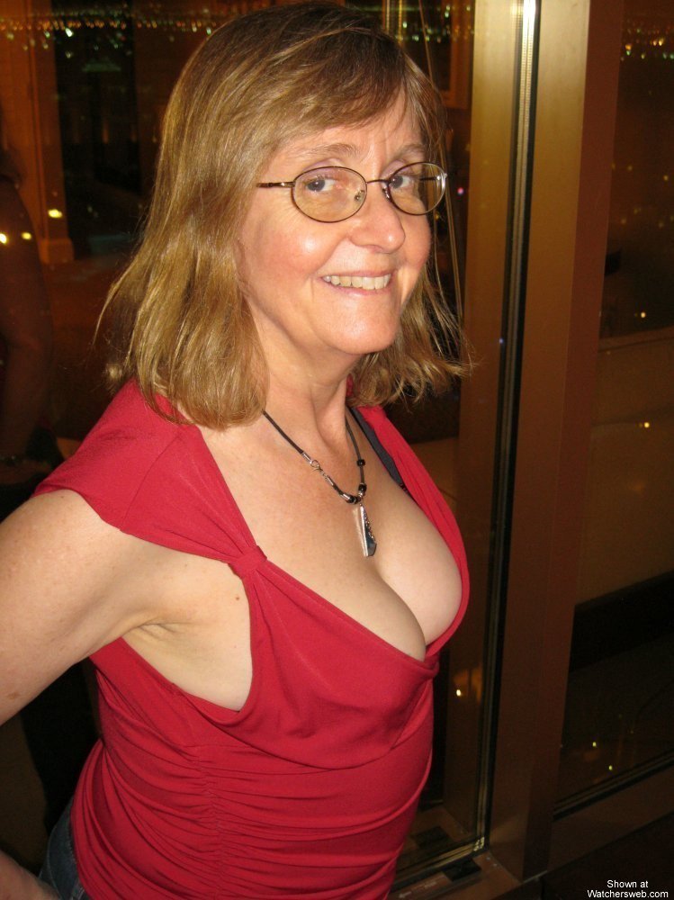 Glasses amateur mom subway