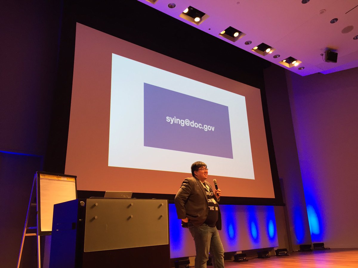 PyData's tweet image. Our second morning keynote at #pydatadc2016, @star_is_here, &quot;A @CommerceGov Conundrum&quot;