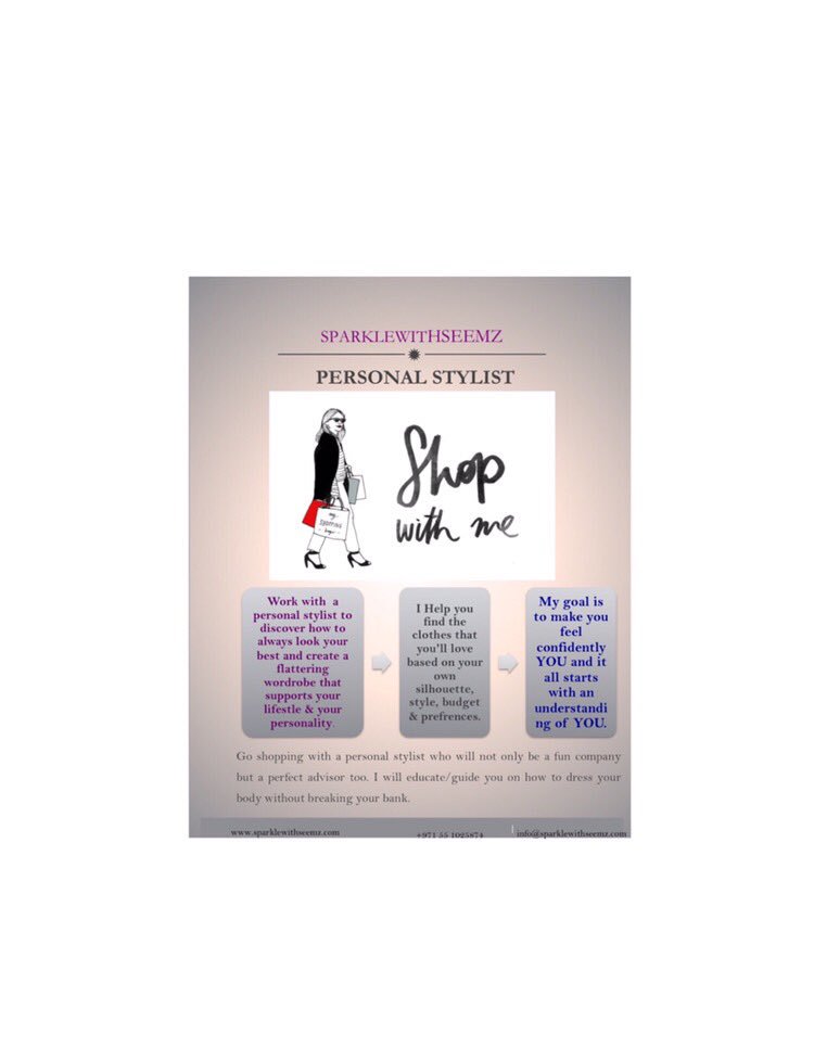 SWseemz's tweet photo. Work with a personal Stylist 2 discover how 2 always look ur best &amp; create a flattering wardrobe dat supports ur lifestyle &amp; ur personality https://t.co/DAsPWE6DMg