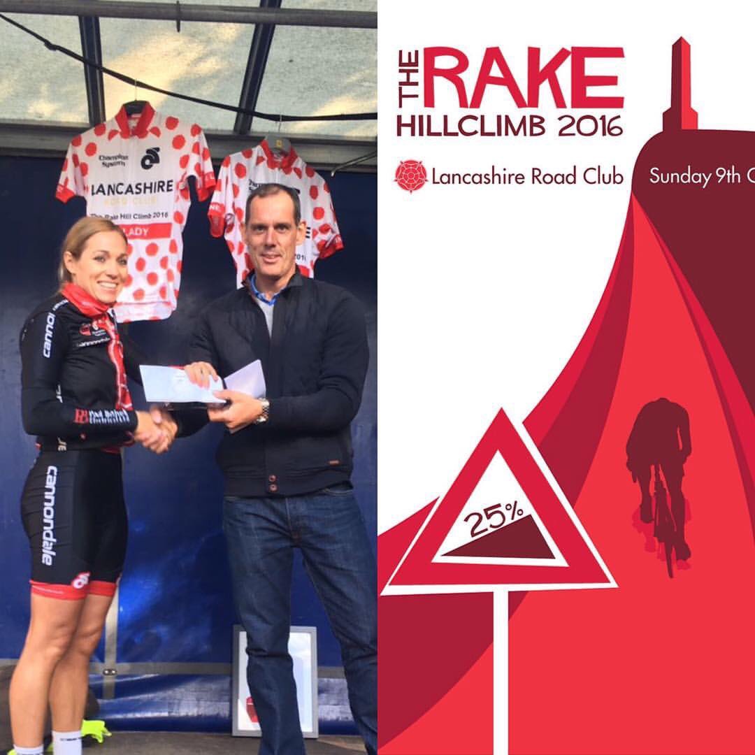 Jess at the rake with Jason Tonge