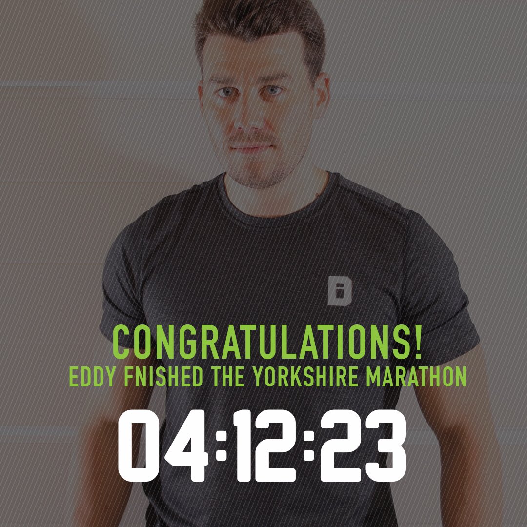 Definedint's tweet photo. Congratulations to #teamdefined member @eddy_teamdefined for finishing today's @RunYorkshire in an amazing 4 hours 12 minutes 🏃🏻#running https://t.co/LEb3dbuyU1