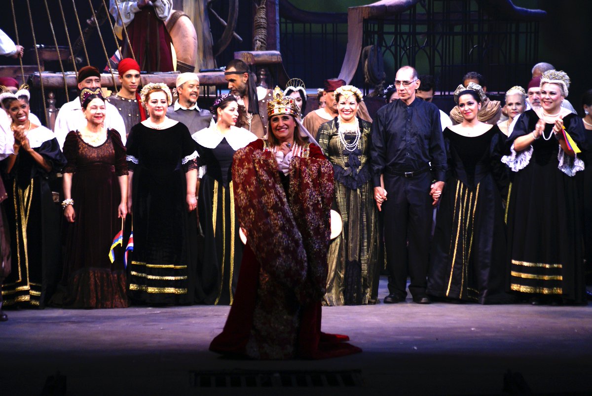 Hoy a las 5:00 pm "Los Martirios de Colón" Teatro <a href="/teresacarreno/">Teatro Teresa Carreño</a> Sala Rios Reyna. Entradas a la venta en la taquilla del Teatro.