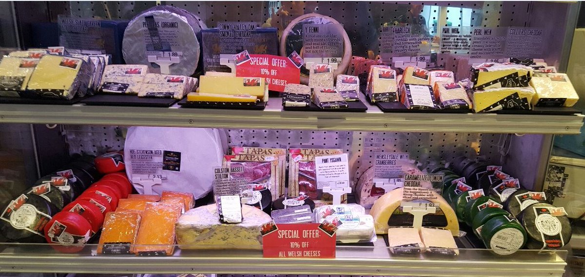 <a href="/EdwardsofConwy/">Edwards of Conwy</a>  October Special: 
10% off all Welsh Cheeses 
great with crackers and <a href="/DangerousFoodCo/">Dangerous Food Co</a> Jams
<a href="/snowdoniacheese/">Snowdonia Cheese Co.</a>