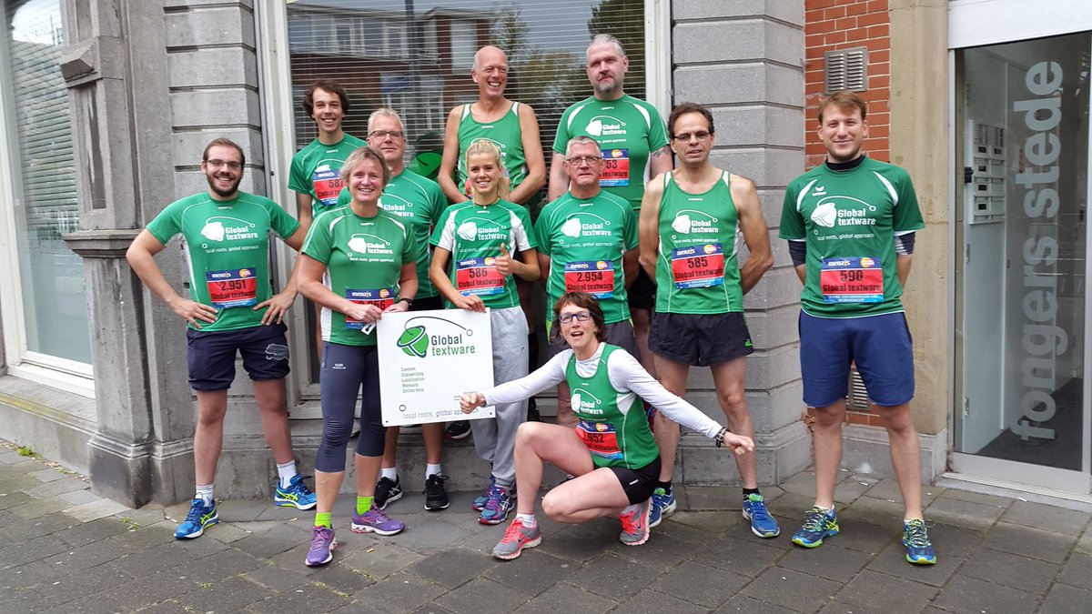 Onze toppers van Global textware hebben het toch maar weer gedaan vandaag.
Er zijn weer toptijden geregistreerd!
Proficiat allemaal