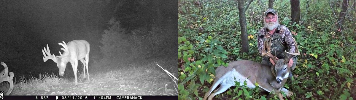 antler_valley's tweet photo. Our buddy Larry getting it doe in Missouri. @BrowningCams @ragebroadhead @TruFireReleases @OzonicsHunting @ALPSOutdoorZ @WhitetailIns https://t.co/DKdWLxyVSk