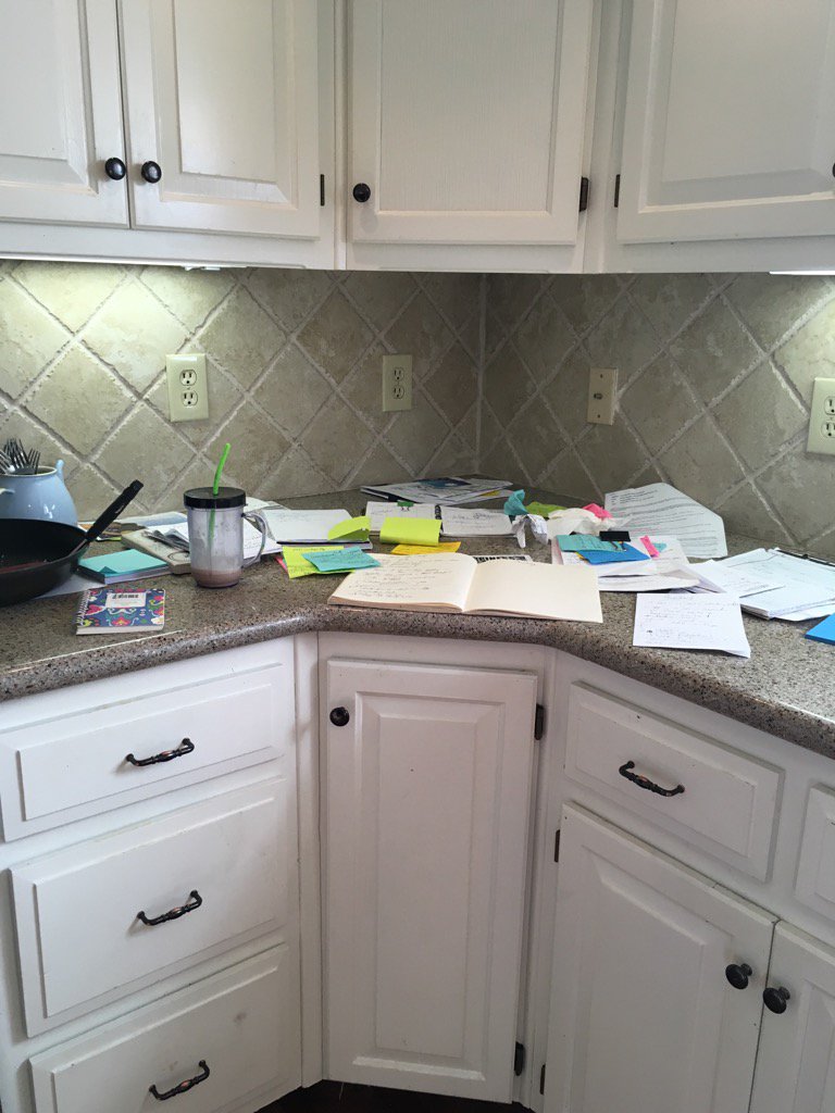 ADDvantagekc's tweet photo. You know you are ADHD when your business notes look like this.lm getting ready to organize for my week.😂#AdultADH https://t.co/W3QTnbJoxN