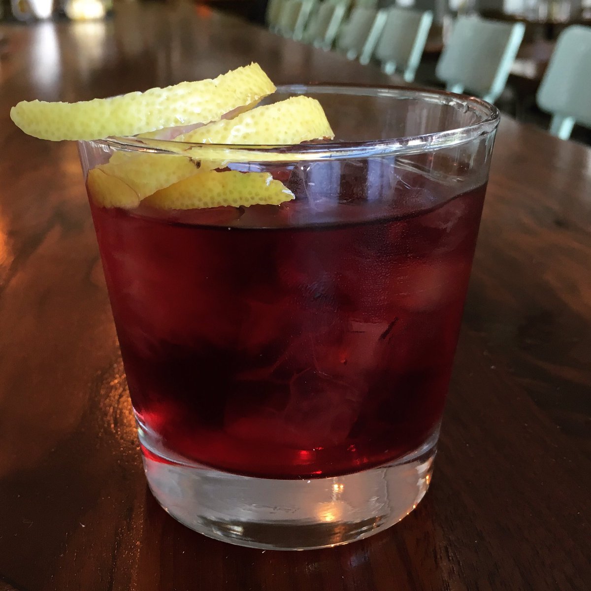 wyler_road's tweet photo. The Tequila Martinez- @EspolonTequila, Ruby Port, Cherry #draftcocktail #logansquare https://t.co/bYgcutW9to