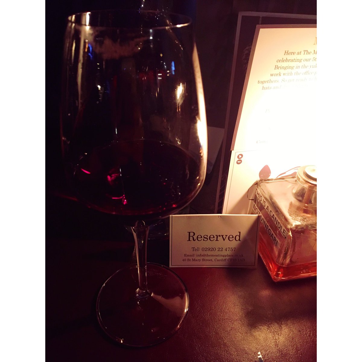 ElizabethRose5's tweet photo. Gorgeous meal at @MeatingPlaceCDF last night, fabulous service too 👌🏻 https://t.co/L9h2bBsQZ6