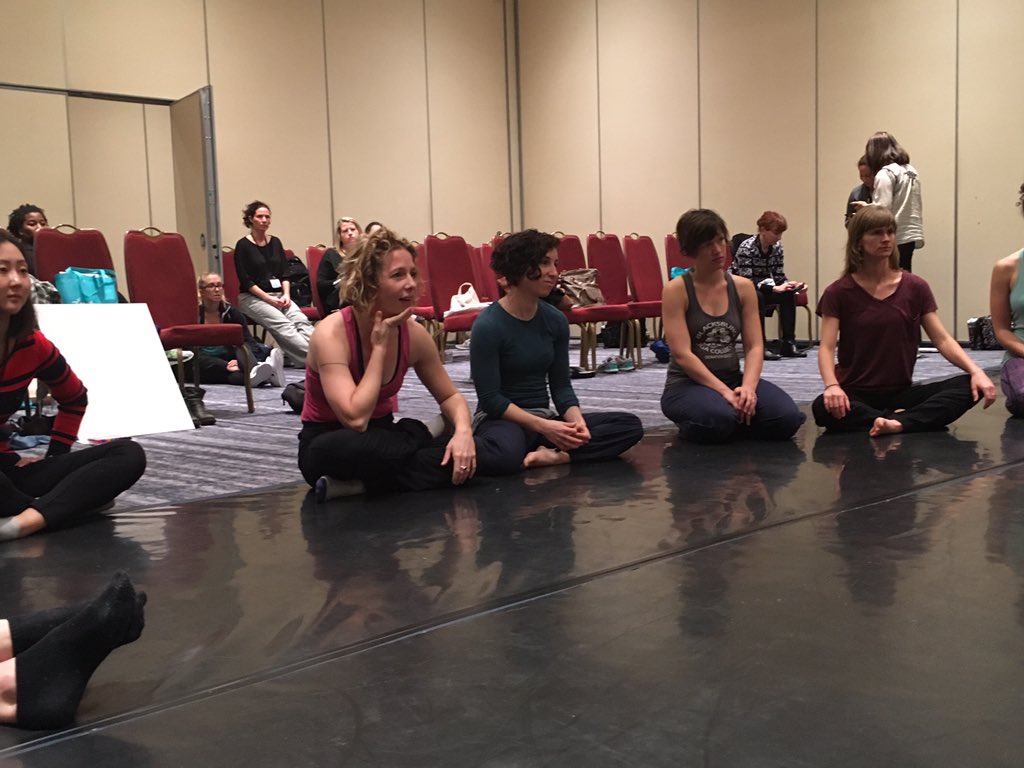katievflint's tweet photo. VPAA dancers- look who Mrs. Knight and I got to take class from!! We love Stevie and her colleague Tammy. #NDEO2016 https://t.co/ey1wl2siY1
