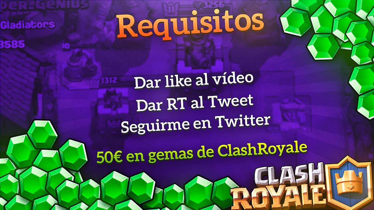 PokeR988HD's tweet photo. SORTEILLO DE 50€ en GEMAS de Clash Royale ♥
Sigue los pasos ^^
▶️https://t.co/UJwYgUXVxU https://t.co/06yOvbvQ6w