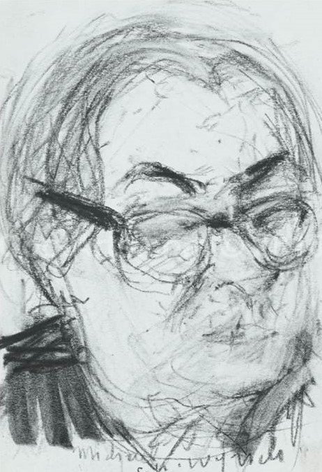CharlesWyrsch's tweet photo. #Portrait of Max Frisch in #charcoal, designed in 2011 at my #atelier in #Kriens. https://t.co/EorGUzrhyz https://t.co/fldVe2t82I