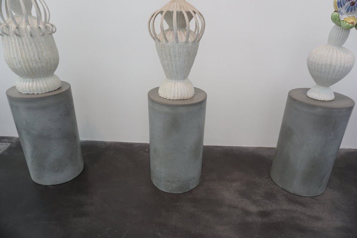 GreyscapeStudio's tweet photo. We made the #concrete pedestals for #kimdickey exhibit at the @mca_denver #denver #colorado #handmade #art #modernart #gfrc #greyscapestudio https://t.co/m0D2qKiucM
