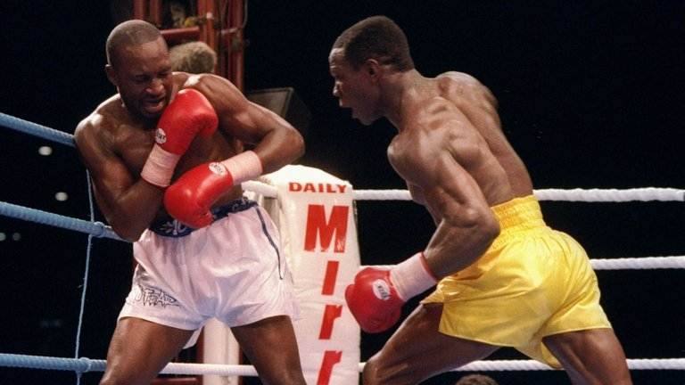 ChrisEubank's tweet image. On this day in 1993 I faced @NigelGBenn once again for 1 of the most turbulent &amp;amp; controversial fights in boxing history. #EubankvsBenn2 #OTD