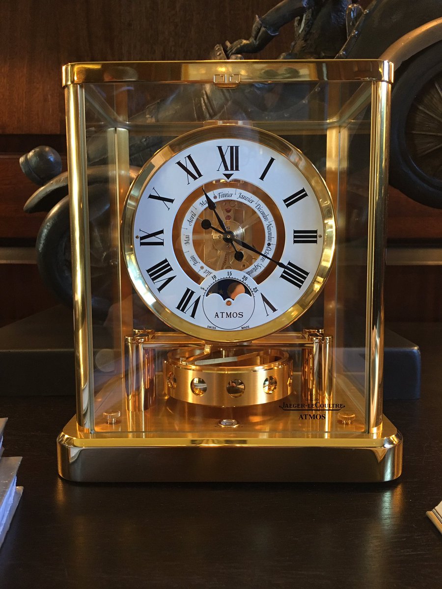 BerrysJewellers's tweet photo. Beautiful @jaegerlecoultre #atmos clock, on show @BowcliffeHall today. Did you know it runs on air? #changeintemperature #JaegerLeCoultre https://t.co/Rmq50EK9Nl