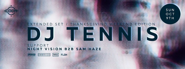 Tonight! // Finishing off the weekend with a bang w/ <a href="/dj_tennis/">Dj Tennis</a> 🌚
• Tickets -> bit.ly/2dzK9HH