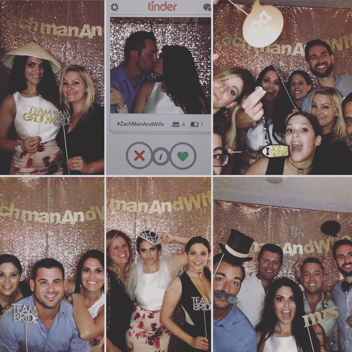 AMANDAZUCKERMAN's tweet photo. #ZachManAndWife #Tinder #TinderEngagement #EngagementParty #LoveAtFirstSwipe https://t.co/qpieXffsUC