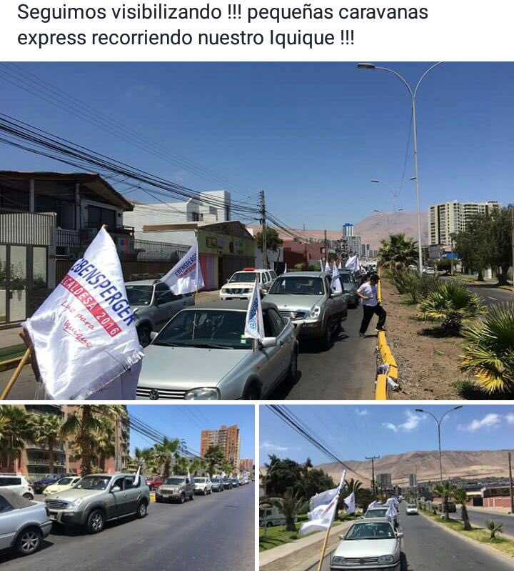 Luzebensperger's tweet photo. Hoy en una nueva caravana express recorriendo nuestra ciudad #Iquique https://t.co/ryj7PMxaAr