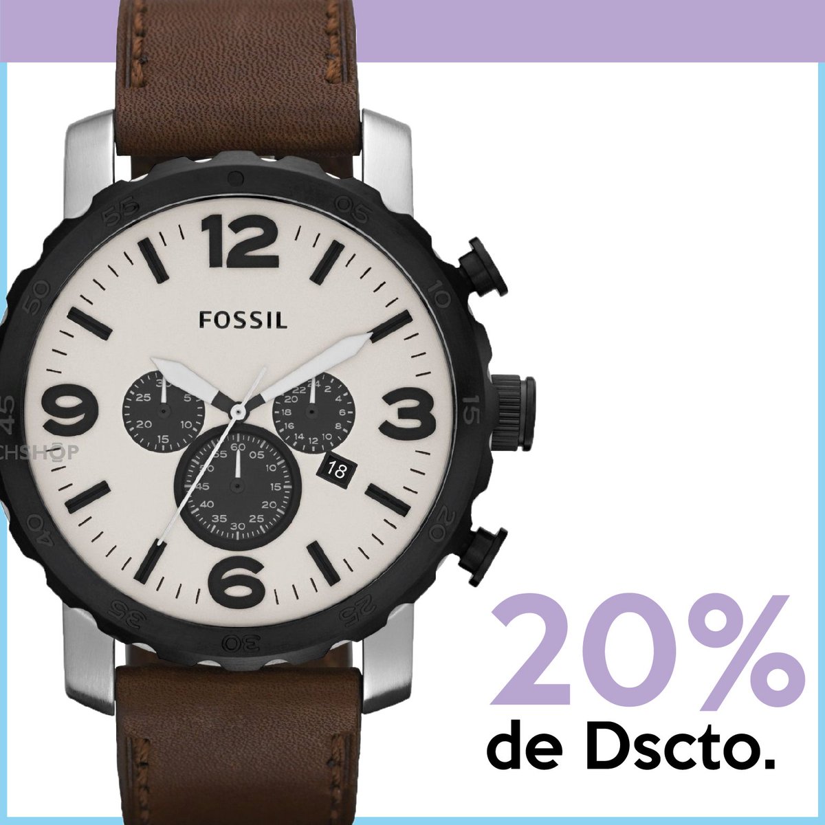 youroutletpe's tweet photo. Nuestro #Fossil es uno de los más vendidos. Encuentra el tuyo aquí: https://t.co/nmiNaNmMYP #Youroutlet https://t.co/CtuXaS8D7A