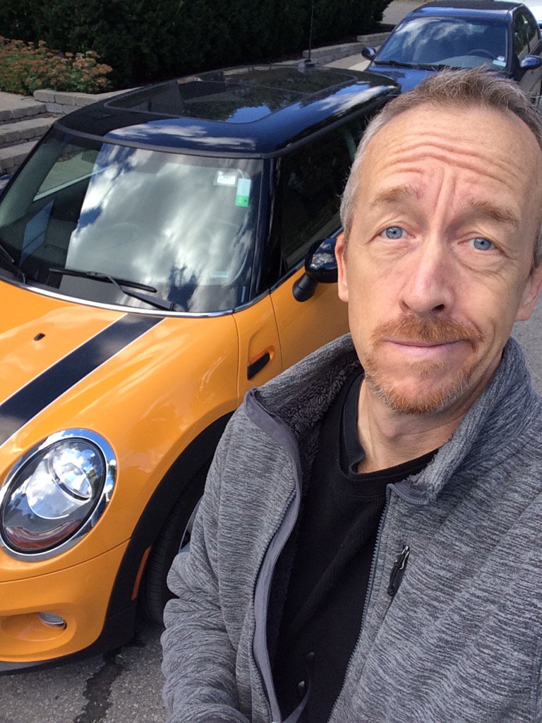 FreshBakedBrett's tweet photo. If you have to rent a car on Thanksgiving, it may as well be pumpkin coloured. #homebeforemidnight #HappyTurkeyDay https://t.co/Sm2CccFBzb