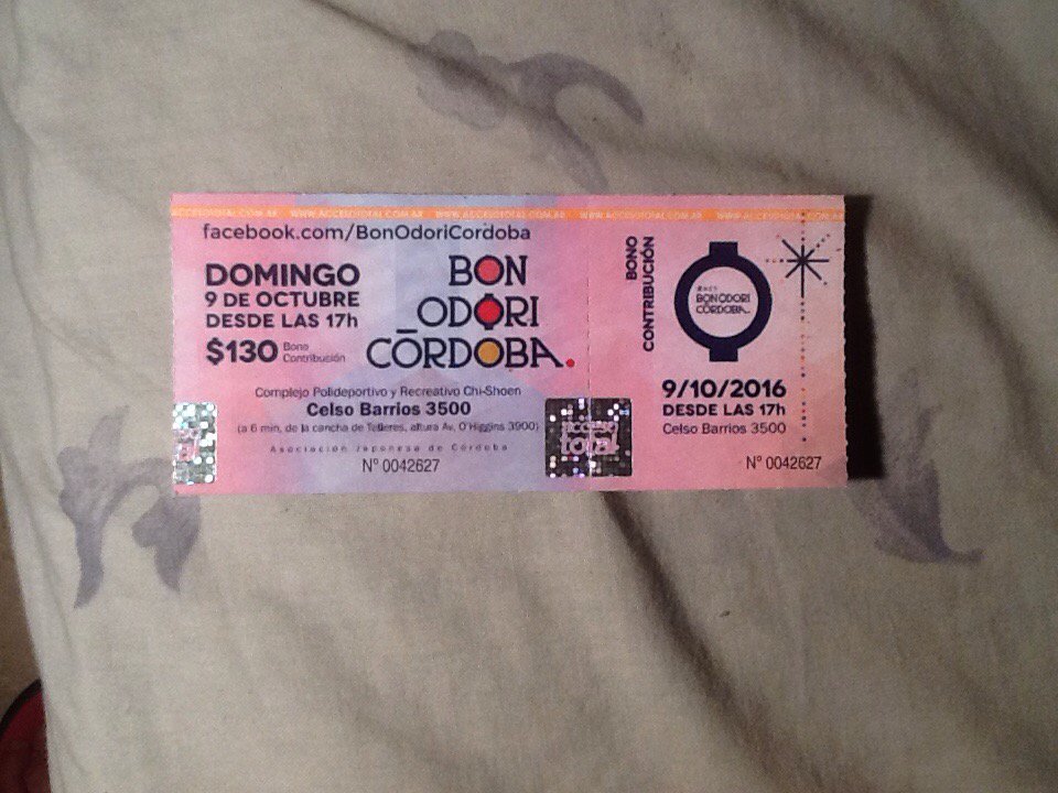 juliaguzman44's tweet photo. @BoxFromJapan 
M. Julia Guzmán
DNI 681
Entrada 0042627 https://t.co/poZ2SDKXd2