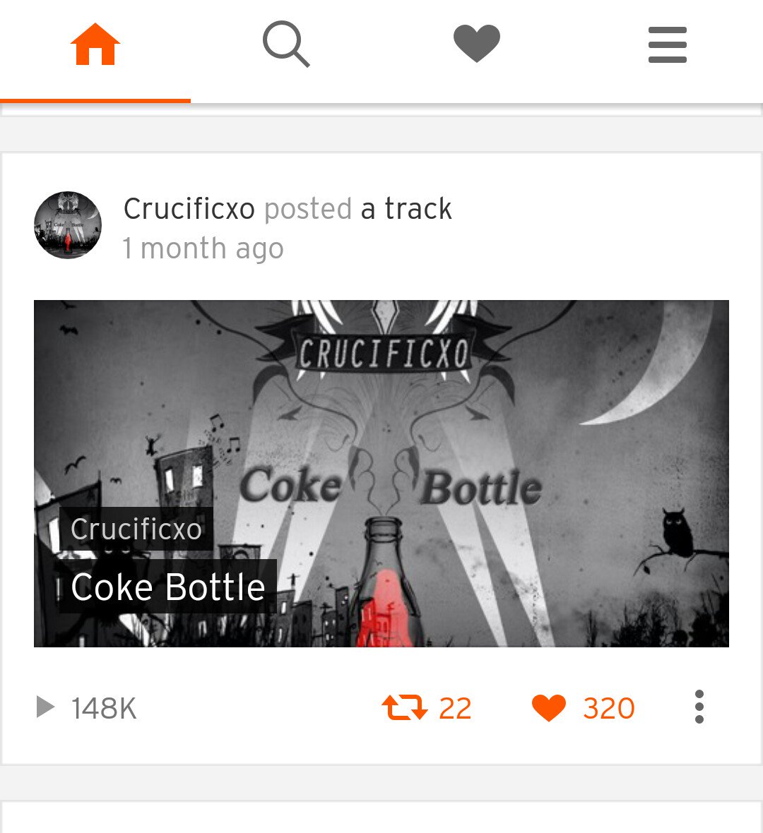 _heloco's tweet photo. Whoooooppp!!! 148,000 plays ๐๐ #Crucificxo #MythInc #MonochromeTheEP >>>>God Speed https://t.co/qagTEJR3DT