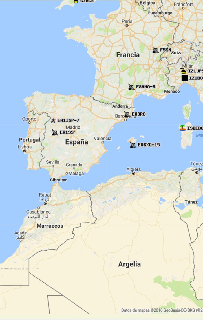 lorenzoferrero's tweet photo. Haciendo un poco de #radio #aprs con el paso de la @ISS_Ham_Radio sobre #Sayago #ea3ro #ea1ss #f8nha #is0ebo #do2jmg #sq6ocz #sv2cph #es1isp https://t.co/ouqLBhoJoN