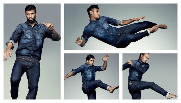 MainlineMen's tweet image. BLOG &amp;gt; &amp;gt; &amp;gt; @REPLAY Hyperflex Jeans x Barcelona FC
Read more here: mainlinem.co.uk/2djmPtW
#replayjeans #denimlooks #smartstyles #denim