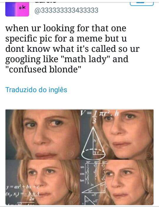 Confused Math Lady woman Meme (WITH SOUND) 