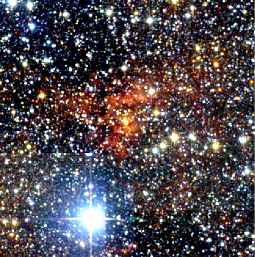 NASA's tweet photo. Our @SOFIAtelescope observed the collapse of interstellar clouds on their way to becoming new stars: https://t.co/olsyjanHz6 https://t.co/0pNCm0bOrM