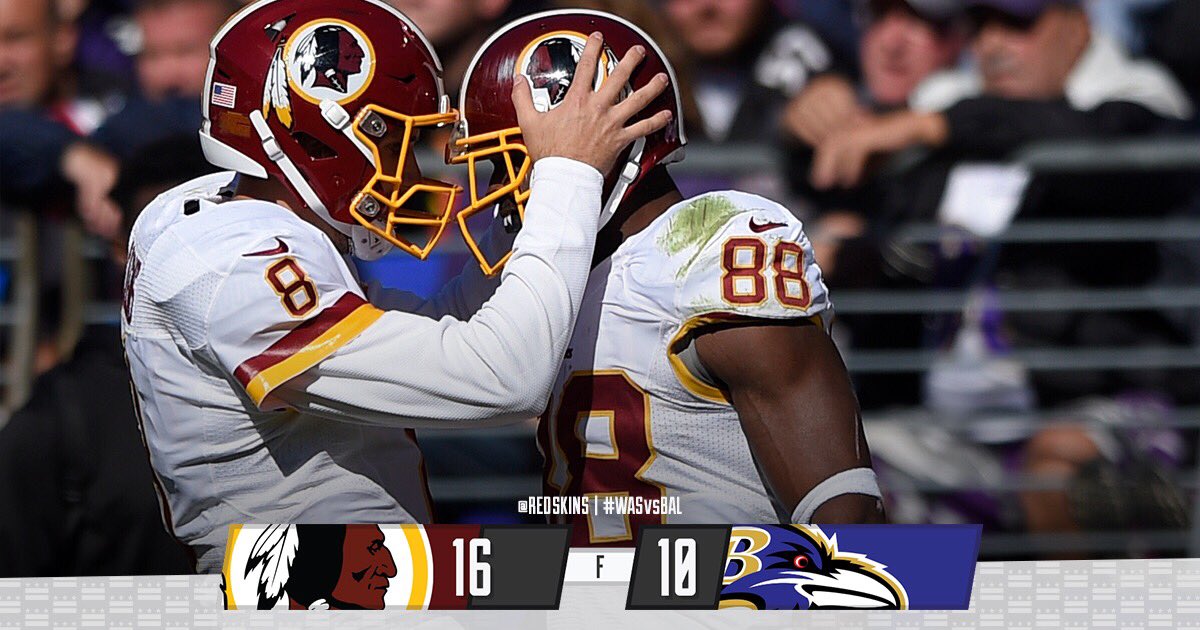 Commanders's tweet image. W. 

#HTTR #WASvsBAL