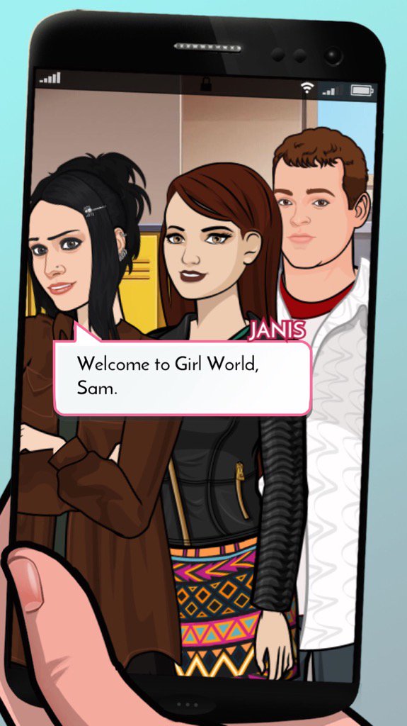 meg13g's tweet photo. Check out my selfie with Janis and Damian!suri and is my new school day today thanks to you  https://t.co/voQXPIb5ue https://t.co/FebLRYzfNc