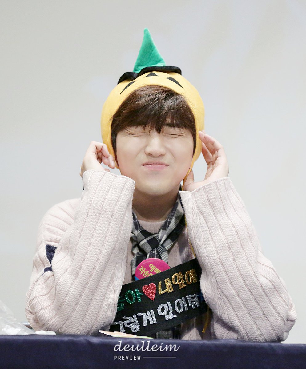 Image result for b1a4 sandeul fansign