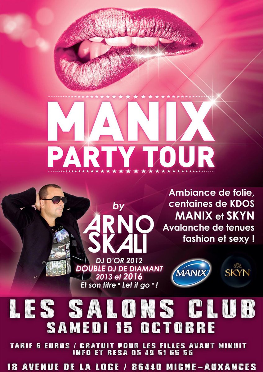 SalonsClub's tweet photo. Rdv le weekend prochain ✔️vendredi ShowCase #APKFAMILY @nikoofficielapk @DjSkunkAPK ✔️samedi #MANIXPARTYTOUR @ArnoSkali The show must go on https://t.co/EOZkw2586Z