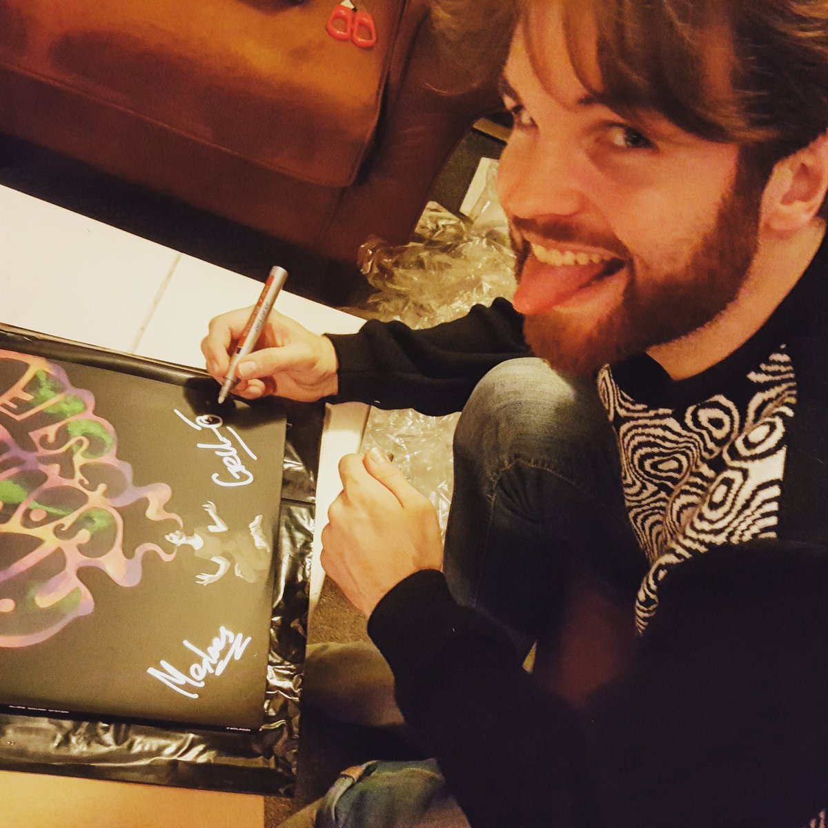 geckoNL's tweet image. Getting my babies ready for shipment 👅 #aliensoundsystem #vinyl #album