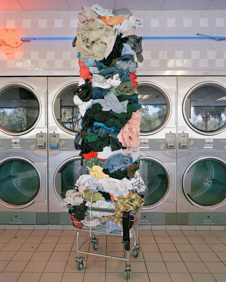 When you wait too long to do laundry, you can count on R&amp;B Wire laundry carts to get the job done. #RBWire #CommercialQuality #LaundryDay