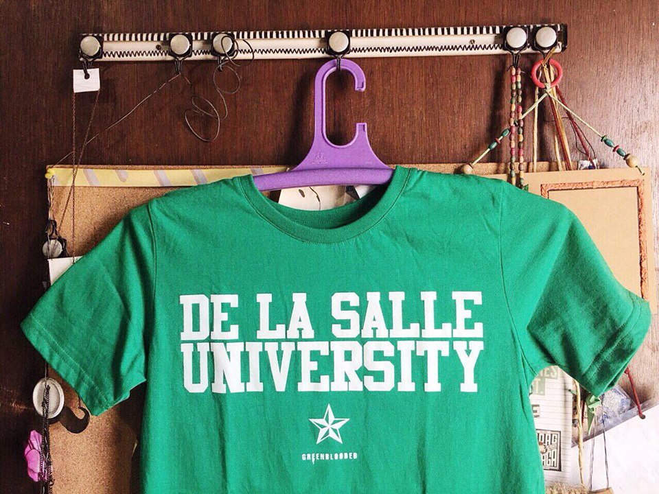 DLSU_LAMB's tweet photo. Whether on or off campus, show off your school pride with Green Blooded Tees! #ProudToBeGreenBlooded #LPEP2k16 #AllGearedUp @greenbloodedts https://t.co/aPHCWbWUXb
