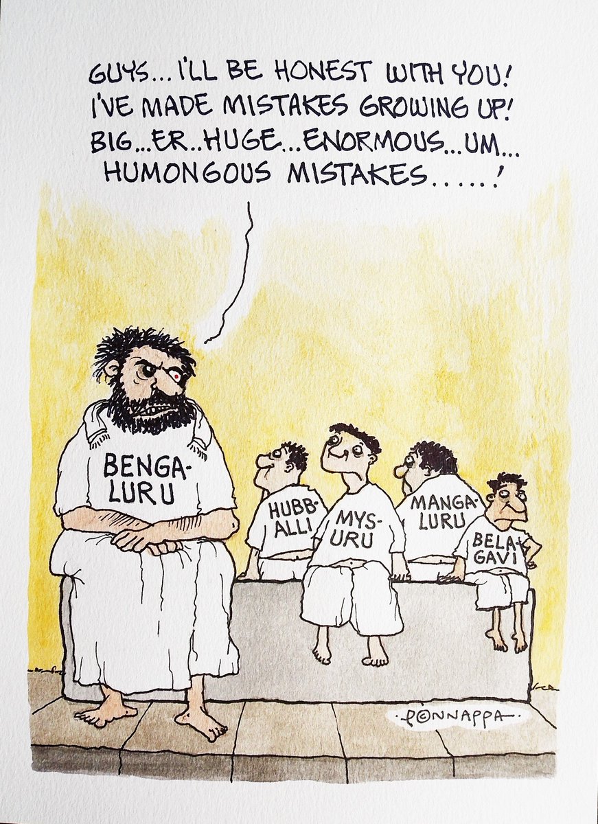 ChethanKumarTOI's tweet image. #DevelopmentLessons: @PonnappaCartoon&apos;s work for @timesofindia. @kappansky @BalrajKN