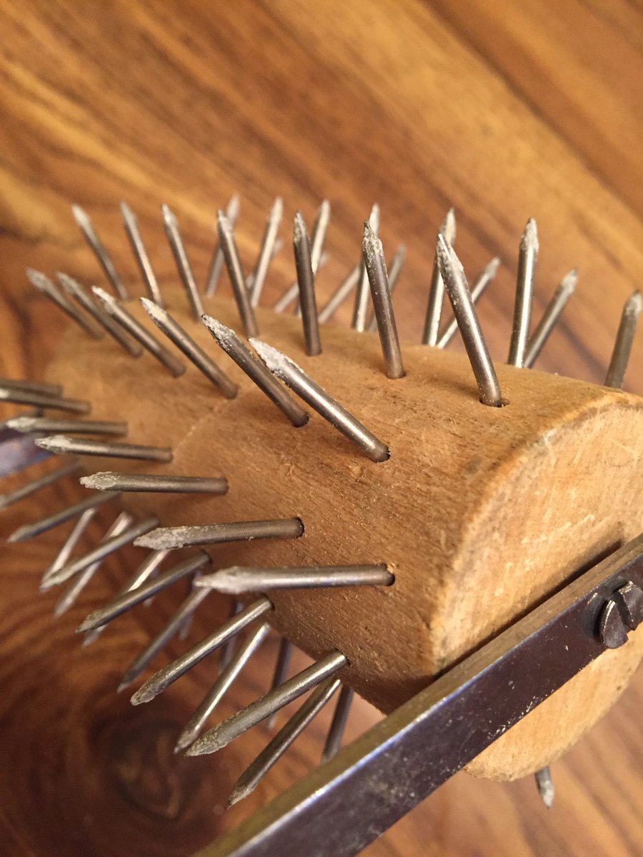 Anna Lisa Ferrante (@al_attack) on Twitter photo Let's play a game <a href="/altonbrown/">Alton Brown</a> medieval torture device or the perfect way to poke my pizza dough? #nopainnopizza Let's play a game <a href="/altonbrown/">Alton Brown</a> medieval torture device or the perfect way to poke my pizza dough? #nopainnopizza