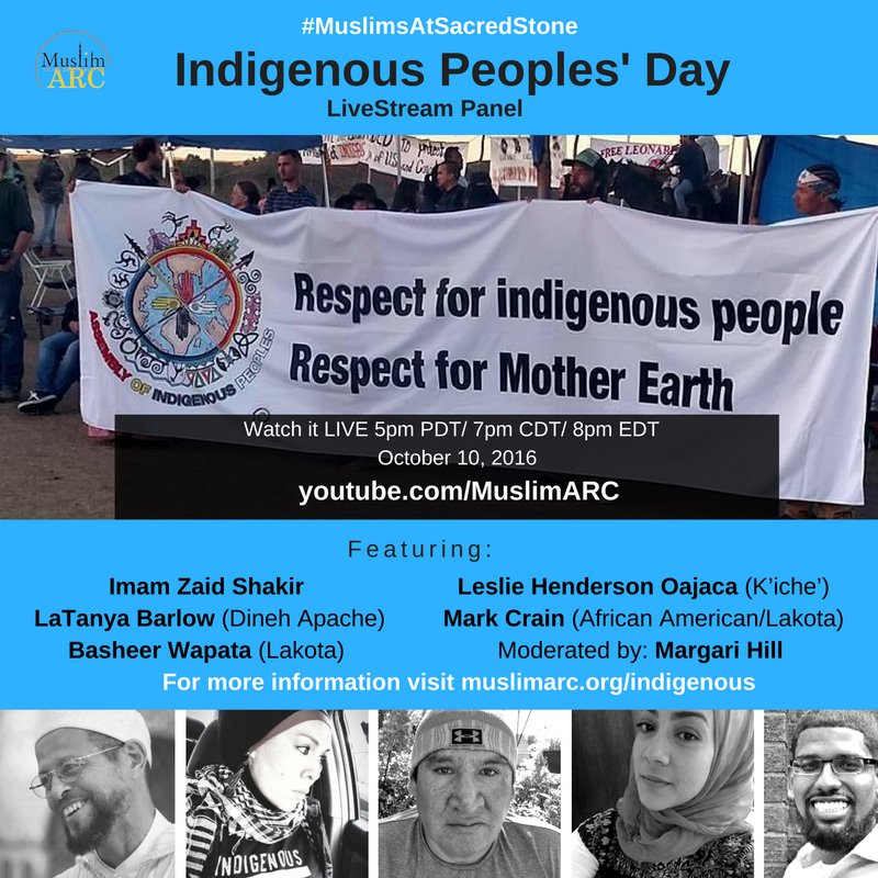 Margari_Aziza's tweet photo. @nasheedjaXson Join @MuslimARC on #IndigenousPeoplesDay LiveStream 10/10/16 at 8pm EDT RSVP https://t.co/SdQft7hz4R https://t.co/a6tuY6Bpoq