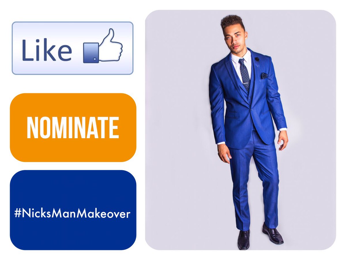 NicksMenswear's tweet image. We're giving away a #free makeover!  Be sure to #nominate your guy on FB!