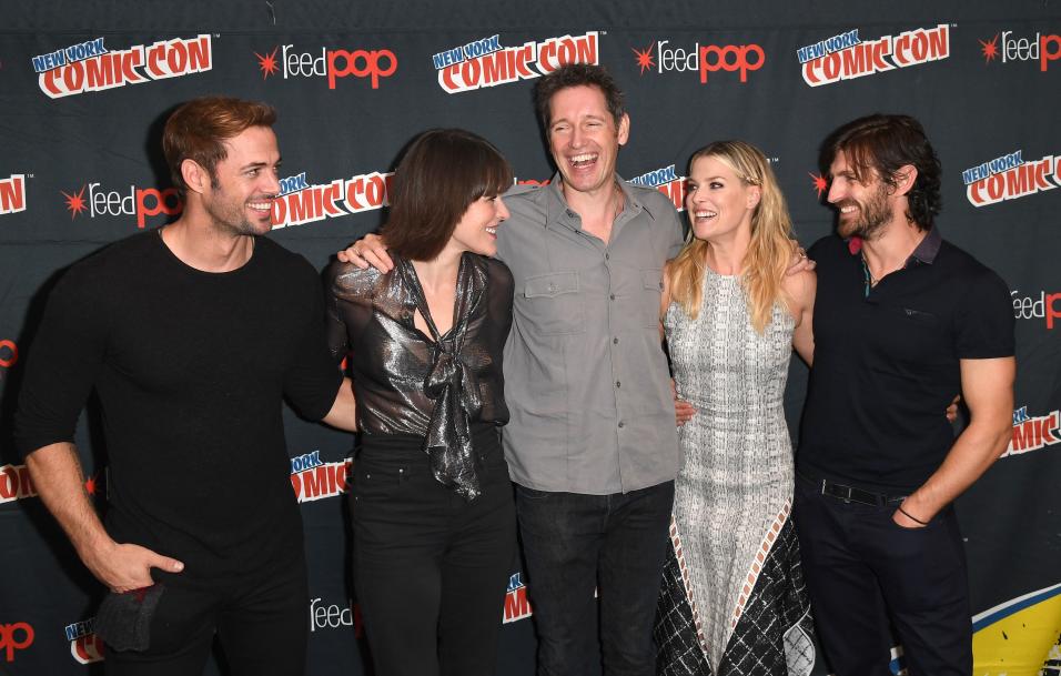 RubiconsCube's tweet image. #Photos #3 #GettyImages #withoutlogo William Levy @willylevy29 attends  Resident Evil Photo Call at Jacob Javits Center on Oct.7,2016 in NYC