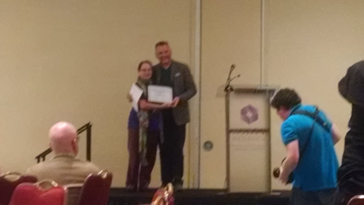 kkcdanser's tweet photo. Ken Skrzesz receiving NDEO award. #ndeo2016 @bcpsdance https://t.co/64EuAHxKVz