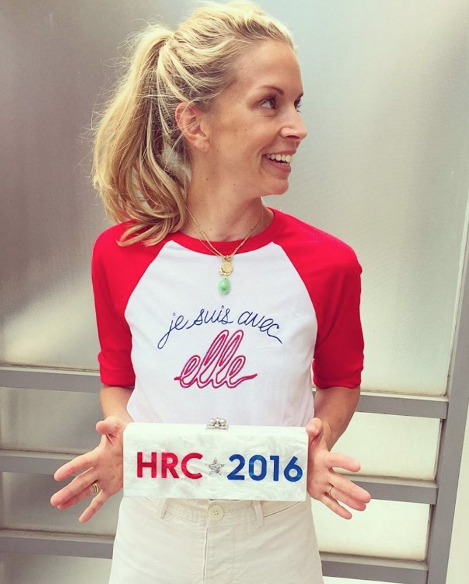 By popular demand - and just in time for debate night 👍🏻 - we've reissued our I'm With Her tee, available for purchase on our site NOW. 🙋🏼🇺🇸