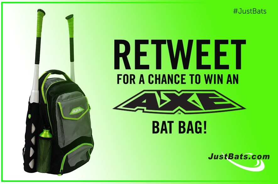 JustBats on Twitter "Win an AxeBat bat bag! Follow JustBats and RT