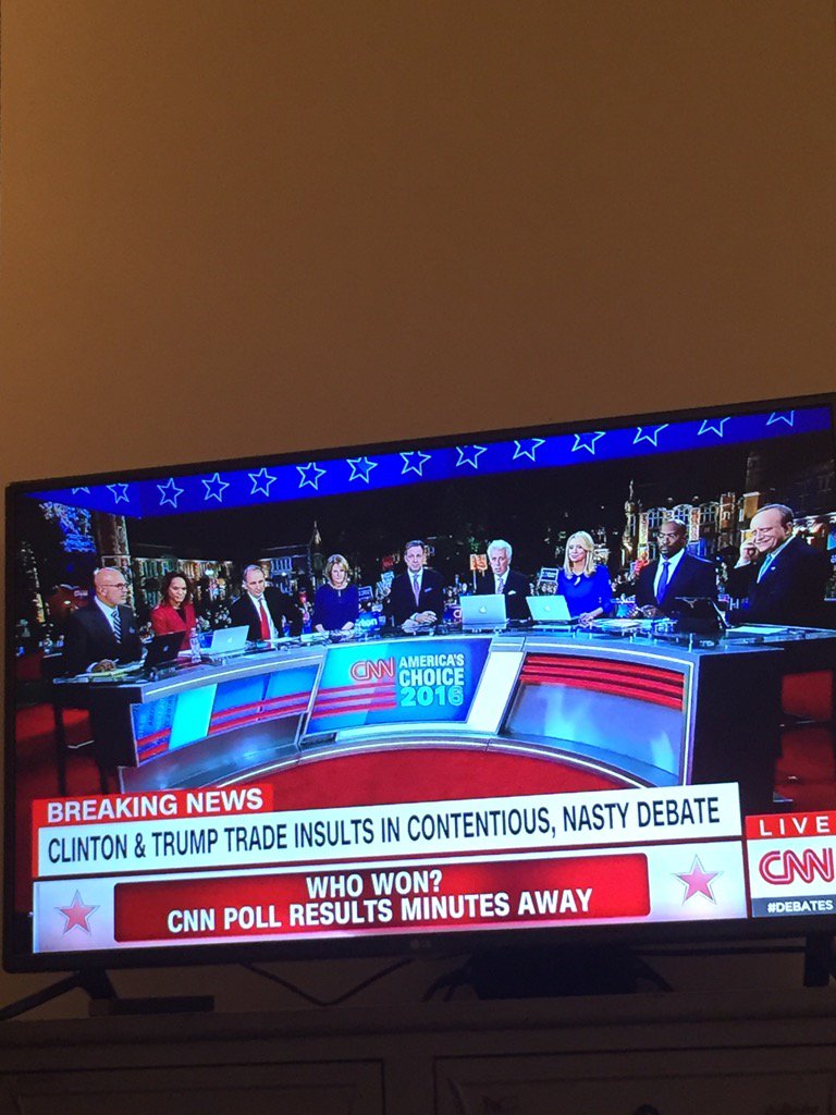 DQMOT_pod's tweet photo. CNN needs more pundits in its post debate analysis, IMO #debate https://t.co/pcXrUQqwl2