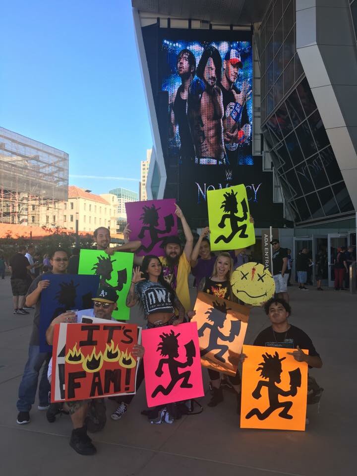 OGkevingill's tweet photo. Fam representing hard!!!! #NoMercy #WWENoMercy #WWE https://t.co/AAckghT4ts