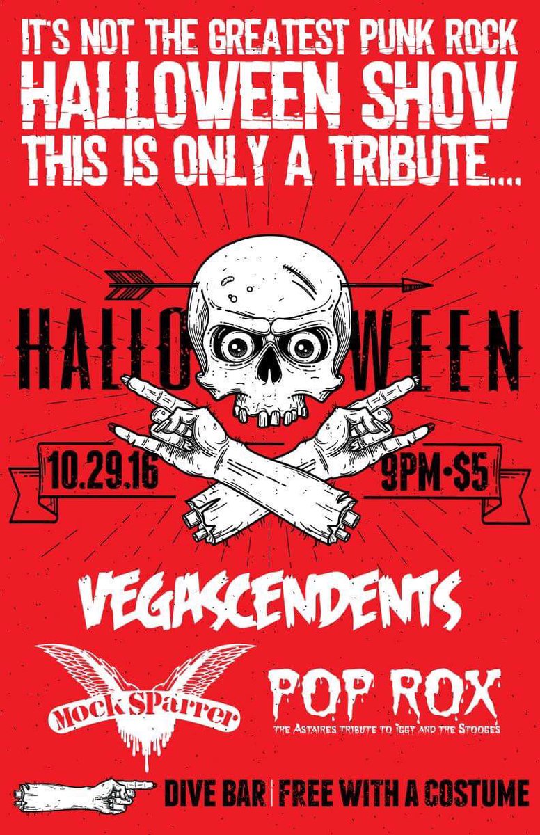 PintsWithPunks's tweet photo. This is happening. #punkrockhalloween #divebar #lasvegaspunk #irememberhalloween #wbke https://t.co/HFd6hHuZKW