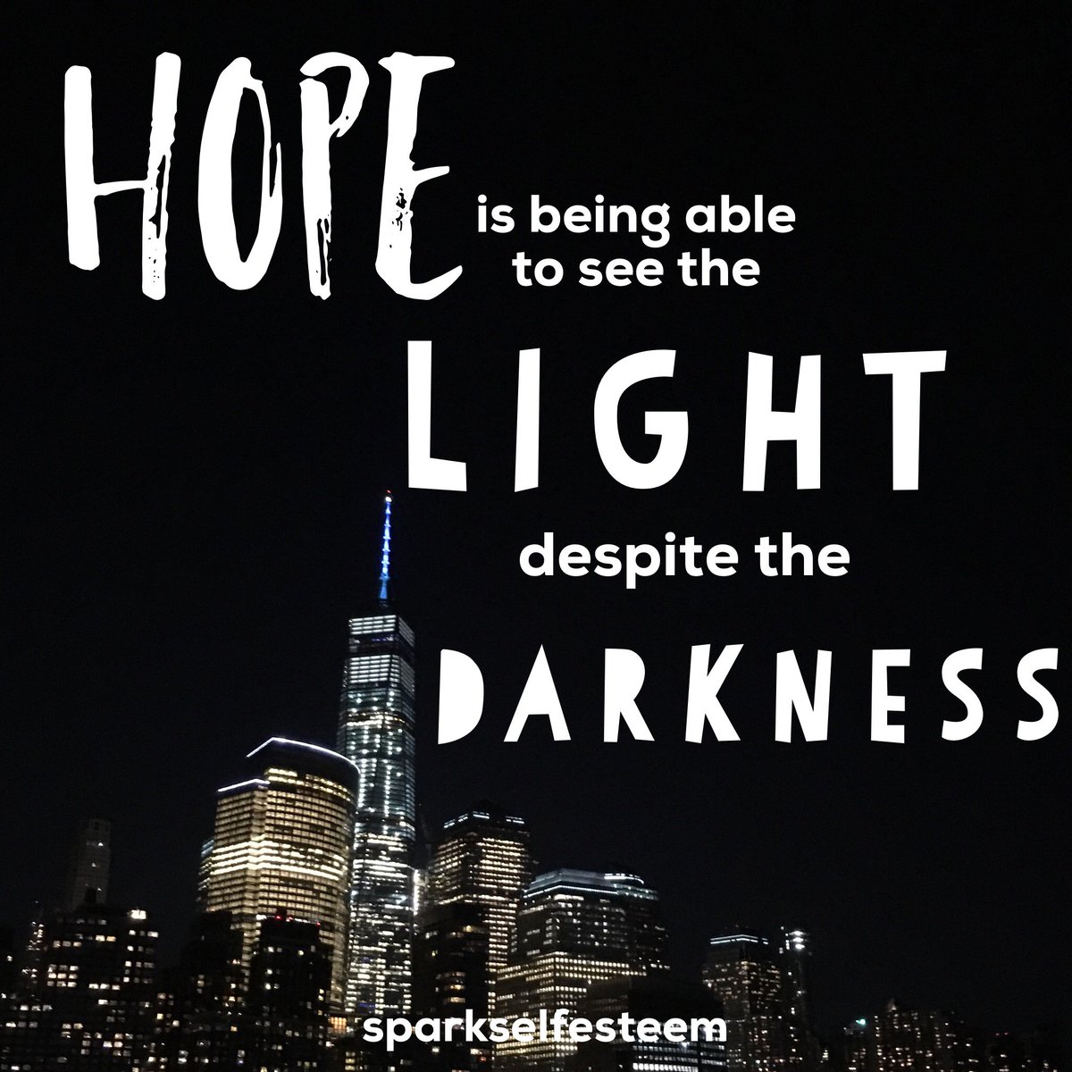 SPARKSelfEsteem's tweet image. Hope is what keeps us going forward! #sparkselfesteem #motivation #spark