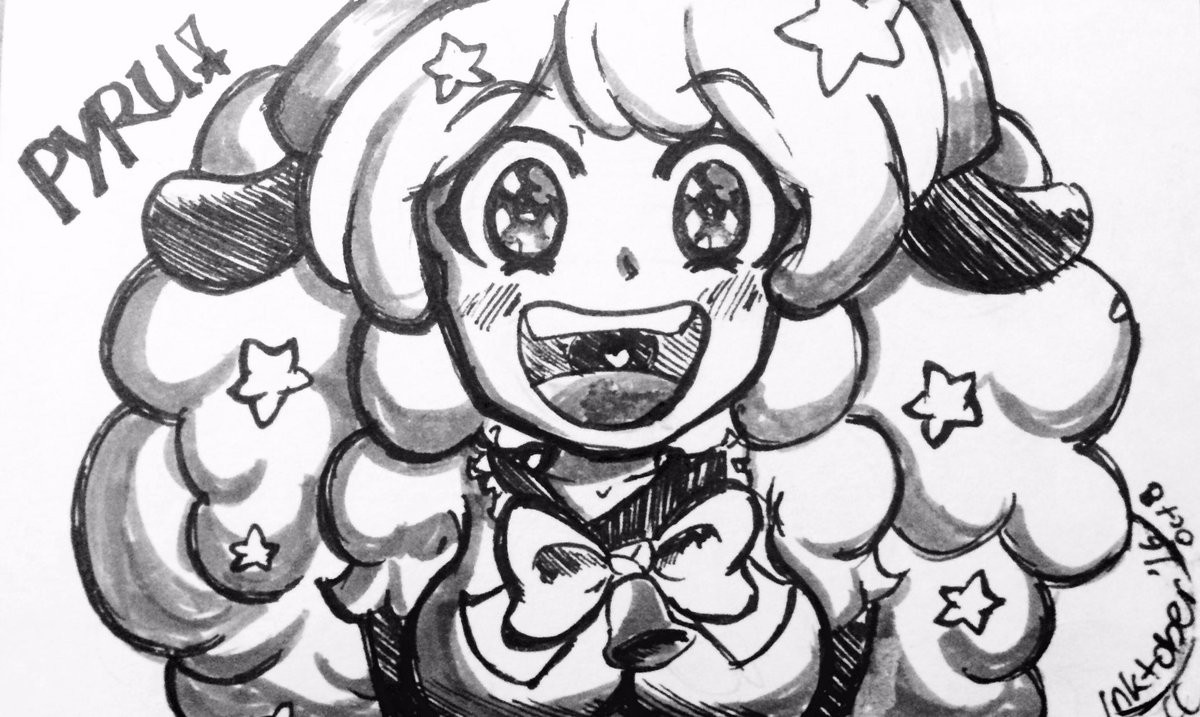 ScrubFiend's tweet photo. #inktober #day8 #Pyru~ #Moa from #ShowByRock!! has totally stolen my heart 💖 Who's your fav? https://t.co/PQVHrfxm1q